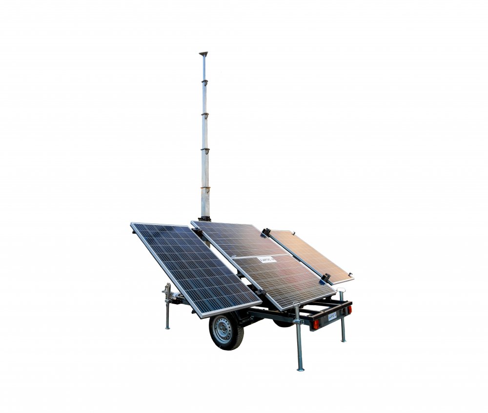 Мобильный комплекс электропитания (Солнечные панели и ДГУ и АКБ)
