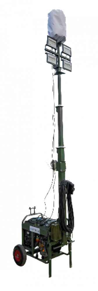 Мобильная осветительная установка МОУ-4,5Т-4х500(Г) 2,5(БГ)