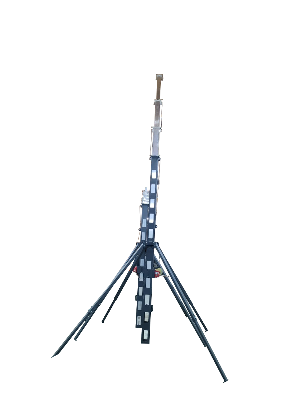 Мачта 10 метров переносная  с лебедкой на треноге без прожекторов ПМО(ПМТ) - 10 (Л)