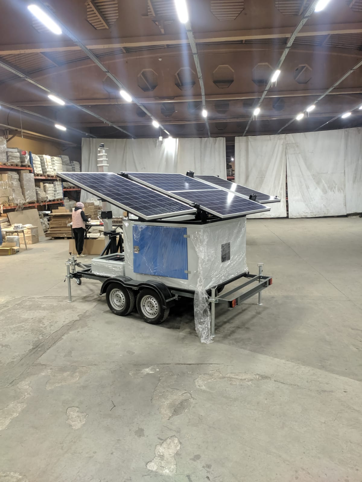 Мобильная платформа с гибридным электропитанием ПОУ 9 (ЭЛ) 5,0 (ДГ) СБ