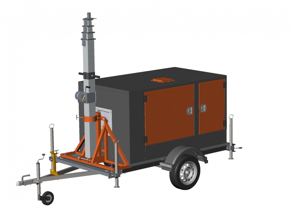 Мобильный комплекс электропитания (Солнечные панели и АКБ)