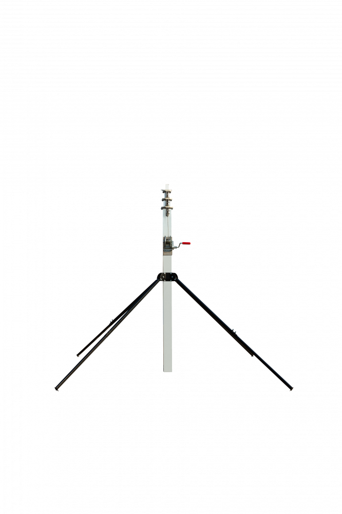 Мачта 9 метров переносная  с лебедкой на треноге без прожекторов ПМО(ПМТ) - 9 (Л)
