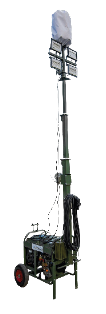 Мобильная осветительная установка МОУ-3,5Т-4х150(С) 2,2(БГ)