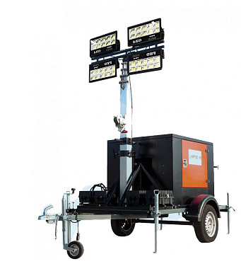 Передвижная осветительная установка "Прометей" ПОУ-9,0Л 4х300(С) 6 (ДГ) ПК